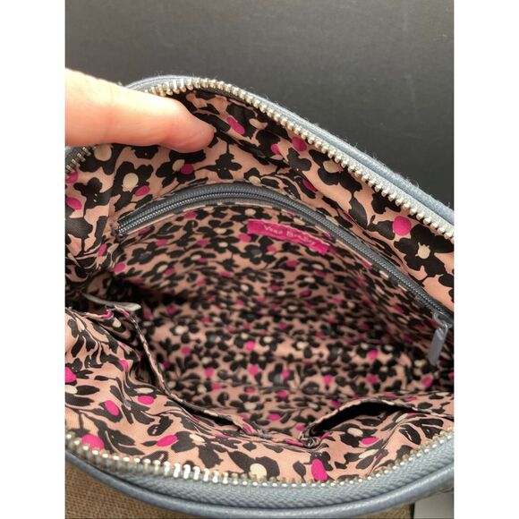 Vera Bradley Set Crossbody Bag and Wallet Gray RFID Adjust Strap - Picture 12 of 16